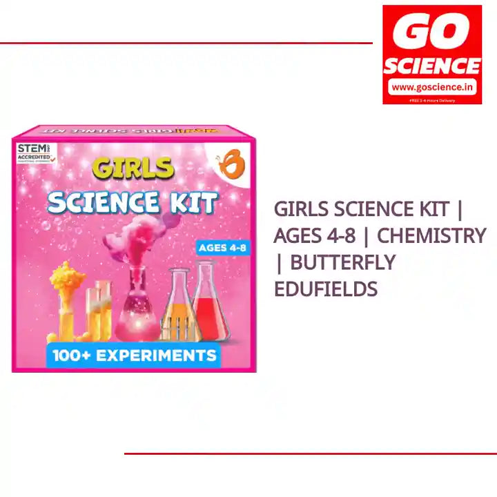 Girls Science Kit | Ages 4-8 | Chemistry | Butterfly Edufields by@Outfy