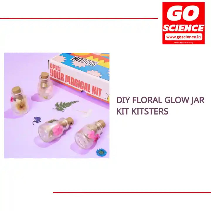 DIY Floral Glow Jar Kit Kitsters by@Outfy