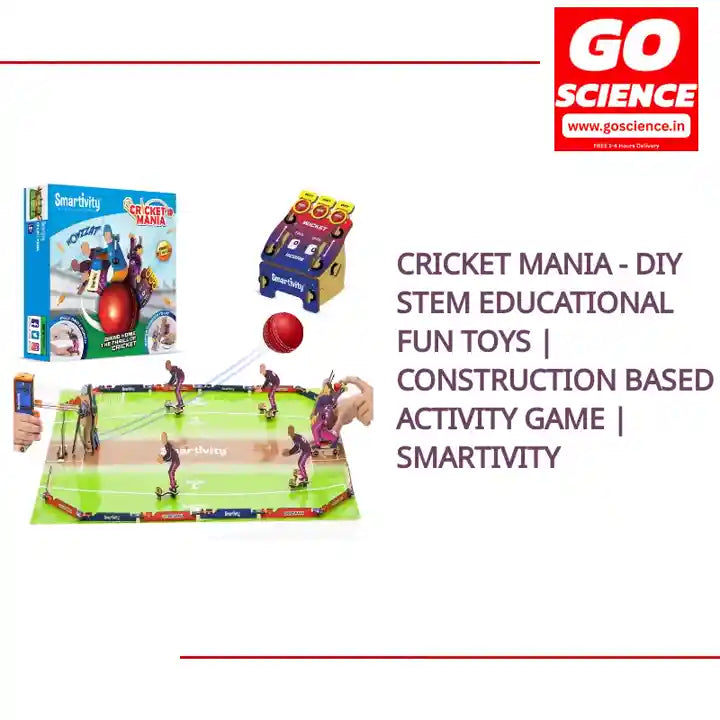 Cricket Mania - DIY STEM Educational Fun Toys | Construction Based Activity Game | Smartivity by@Outfy