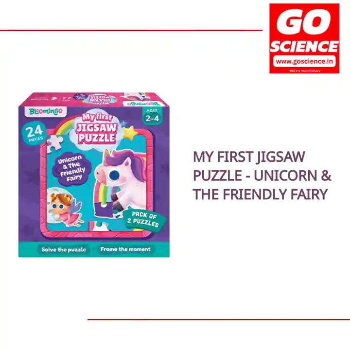 My First Jigsaw Puzzle - Unicorn &amp; The Friendly Fairy by@Outfy