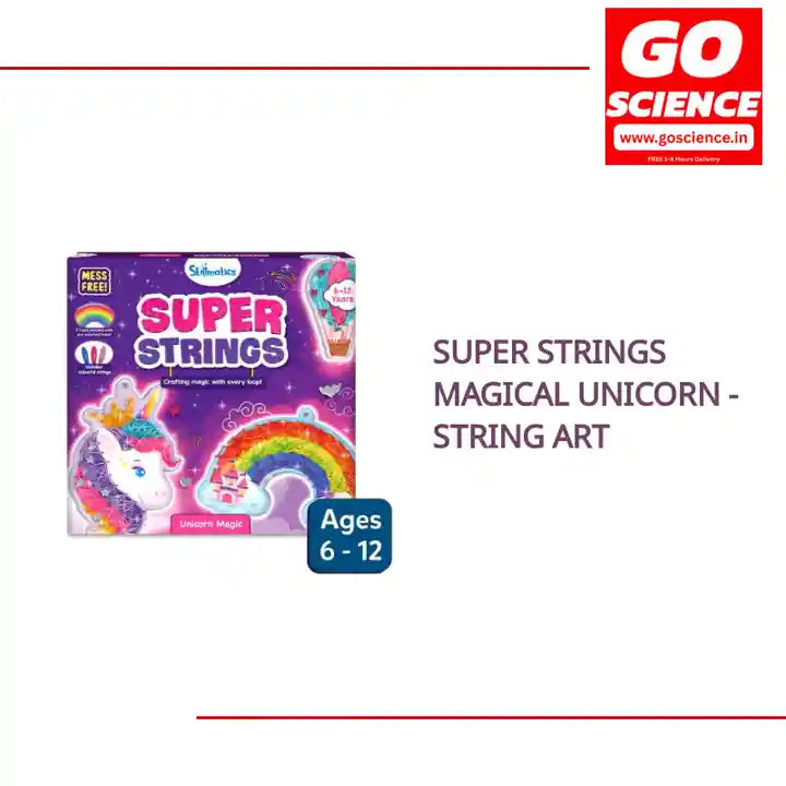 Super Strings Magical Unicorn - String Art by@Outfy