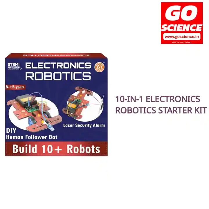 10-in-1 Electronics Robotics Starter Kit by@Outfy