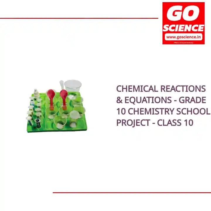 Chemical Reactions &amp; Equations - Grade 10 Chemistry School Project - Class 10 by@Outfy
