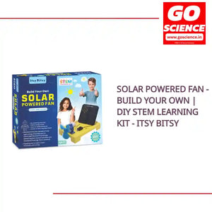 Solar Powered Fan - Build Your Own | DIY STEM Learning Kit - Itsy Bitsy by@Outfy