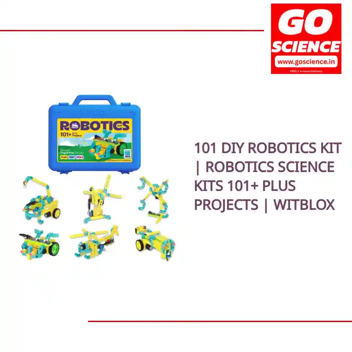 101 DIY Robotics Kit | Robotics Science Kits 101+ Plus projects | Witblox by@Outfy
