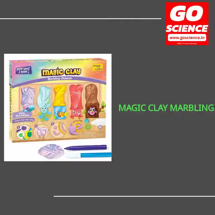Imagimake Magic Clay Marbling  Go Science Goods.