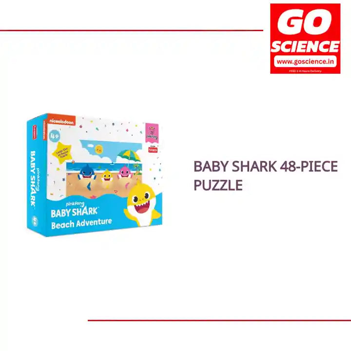 Baby Shark 48-Piece Puzzle by@Outfy