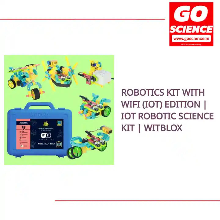 Robotics Kit with WiFi (IoT) Edition | IOT Robotic Science Kit | Witblox by@Outfy