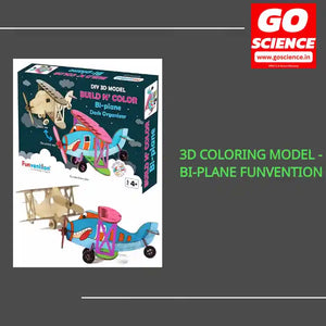 Funvention 3D Coloring Model - Bi-Plane Funvention  Go Science Goods.