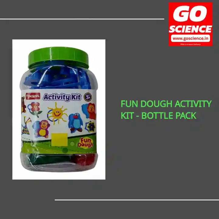 FUNSKOOL (INDIA) LTD Fun Dough Activity Kit - Bottle Pack  Go Science Goods.
