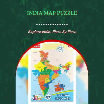 India Map Puzzle by@Outfy