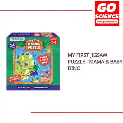 My First Jigsaw Puzzle - Mama &amp; Baby Dino by@Outfy