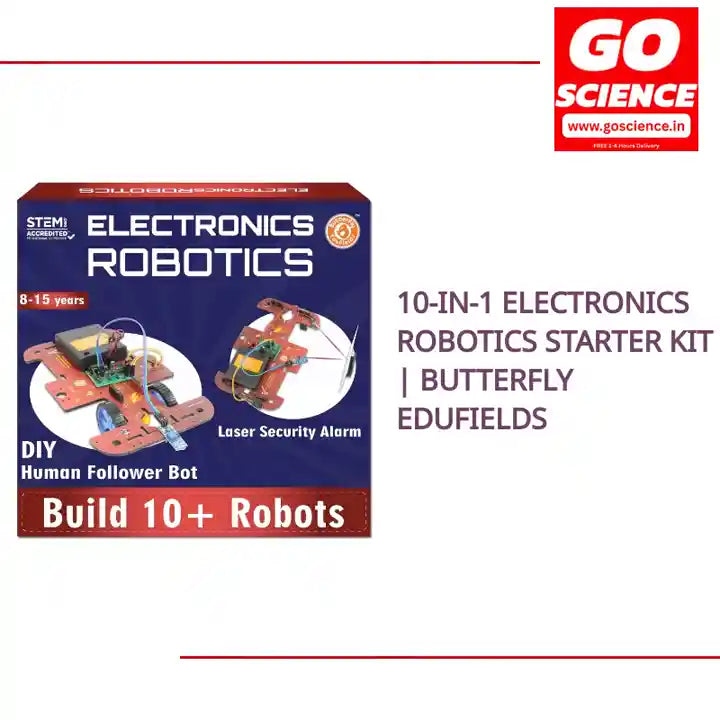 10-in-1 Electronics Robotics Starter Kit | Butterfly Edufields by@Outfy
