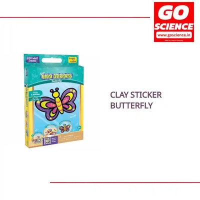 Clay Sticker Butterfly by@Outfy