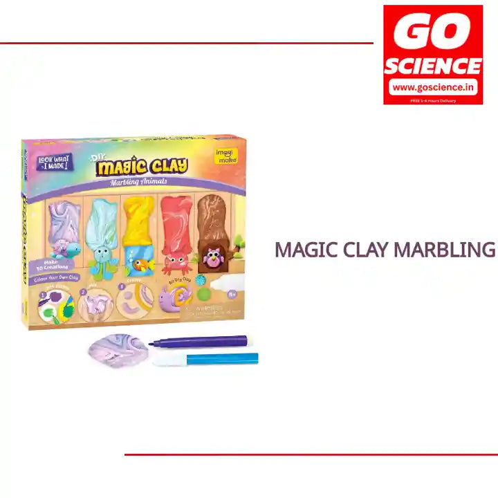 Magic Clay Marbling by@Outfy