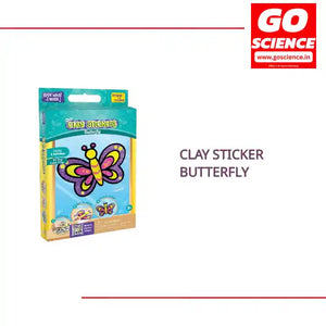 Clay Sticker Butterfly by@Outfy