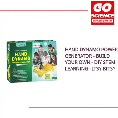 Hand Dynamo Power Generator - Build Your Own - DIY Stem Learning - Itsy Bitsy by@Outfy