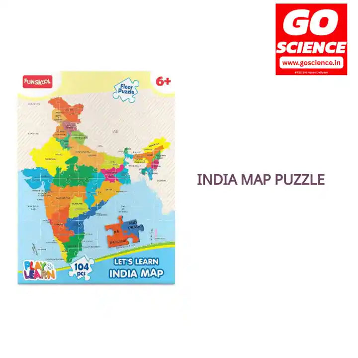 India Map Puzzle by@Outfy