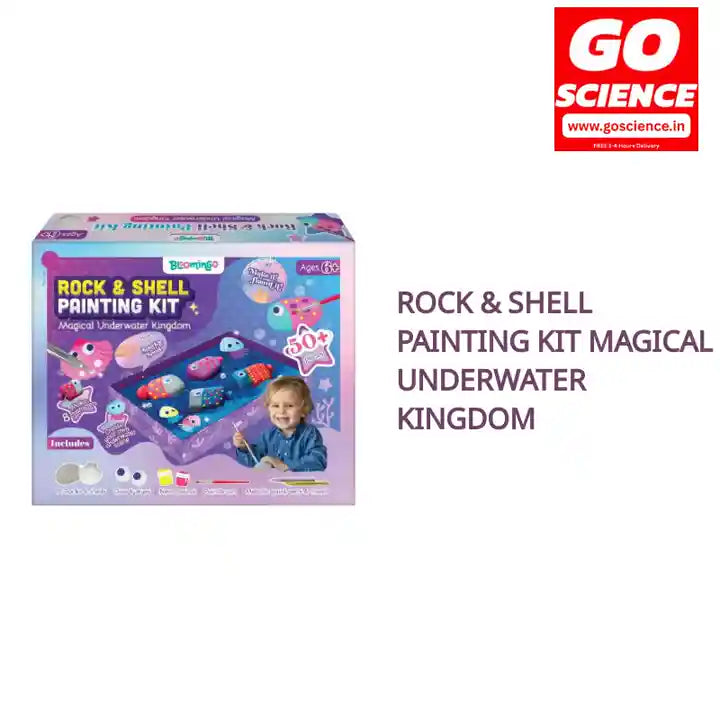 Rock &amp; Shell Painting Kit Magical Underwater Kingdom by@Outfy