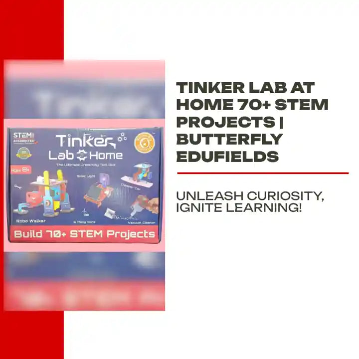 Tinker Lab at Home 70+ STEM Projects | Butterfly EduFields by@Outfy