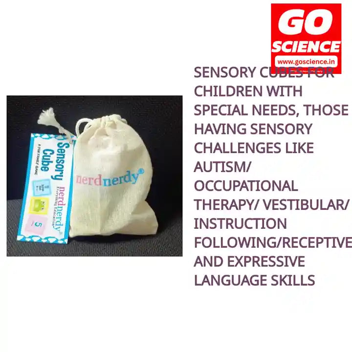 Sensory Cubes for Children with Special Needs, those having sensory challenges like Autism/ Occupational therapy/ Vestibular/ Instruction following/Receptive and Expressive language skills by@Outfy