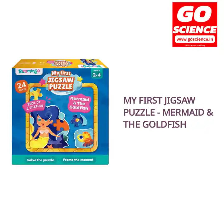 My First Jigsaw Puzzle - Mermaid &amp; The Goldfish by@Outfy