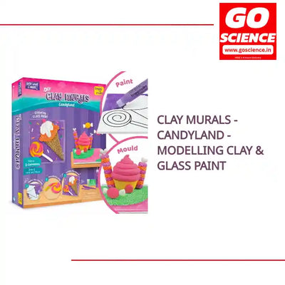 Clay Murals - Candyland - Modelling Clay &amp; Glass Paint by@Outfy