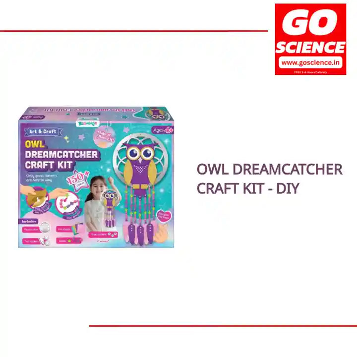 Owl Dreamcatcher Craft Kit - DIY by@Outfy