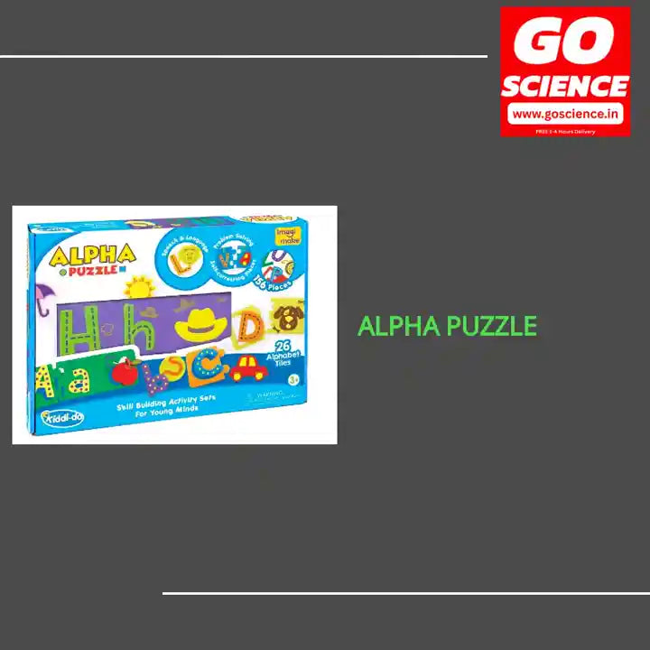 Imagimake Alpha Puzzle  Go Science Goods.