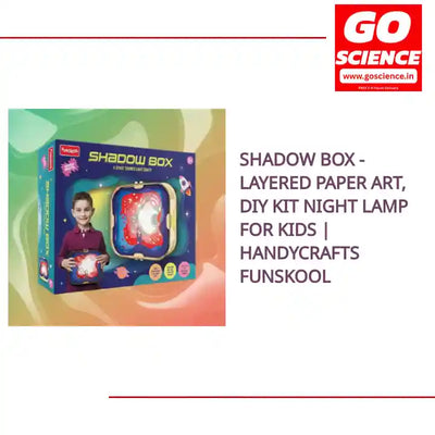 Shadow Box - Layered Paper Art, DIY kit Night Lamp for Kids | Handycrafts Funskool by@Outfy