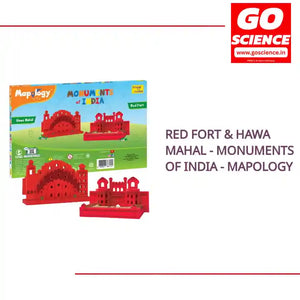Red Fort &amp; Hawa Mahal - Monuments Of India - Mapology by@Outfy