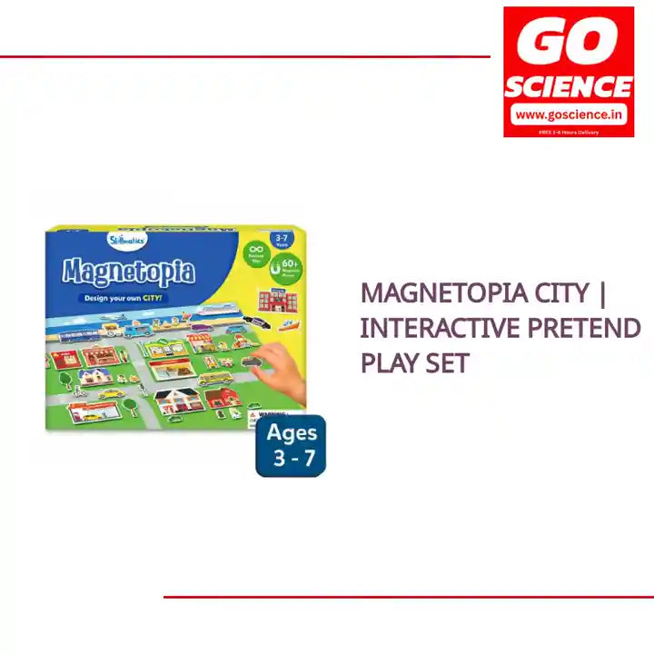 Magnetopia City | Interactive Pretend Play Set by@Outfy