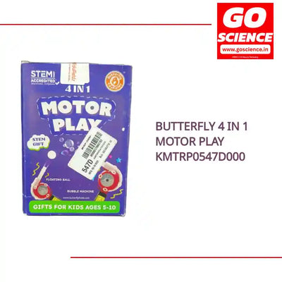 Butterfly Edufields 4 in 1 Motor Play Science Kit at Go Science