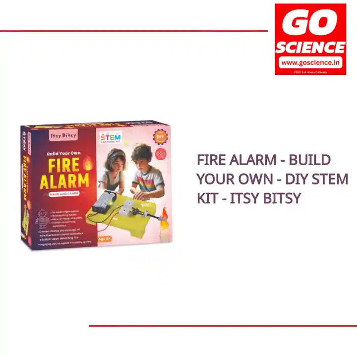 ITSY BITSY DIY STEM Learning Kit Build Your Own Fire Alarm_Go_Science_product_Video