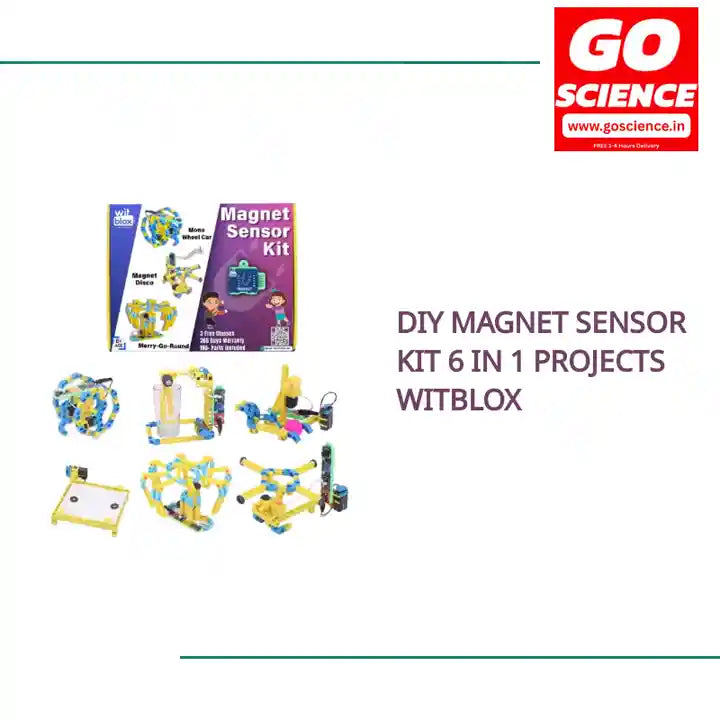 Witblox DIY Magnet Sensor Kit  6 in 1 Projects Witblox  Go Science Goods.