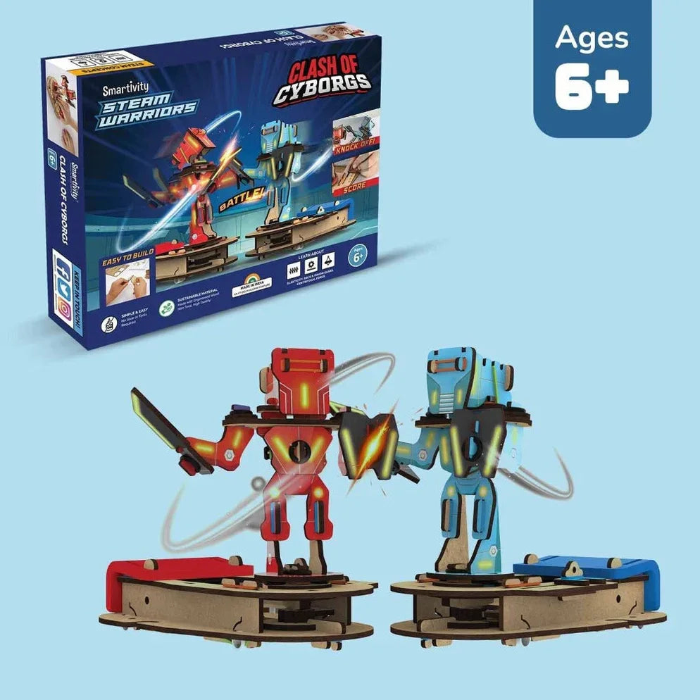 Smartivity Clash of Cyborgs  Go Science Robotics, Mechanics & Design Concepts.