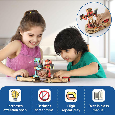 Smartivity Clash of Cyborgs  Go Science Robotics, Mechanics & Design Concepts.